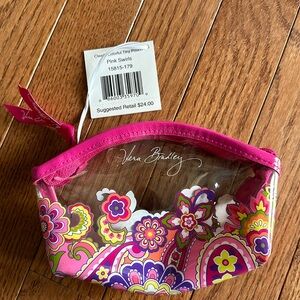 Vera Bradley clear pouch